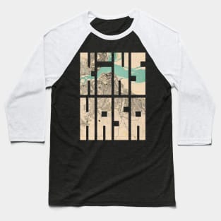 Kinshasa, Congo City Map Typography - Vintage Baseball T-Shirt